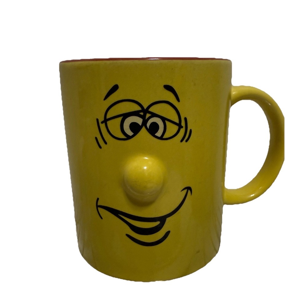 "Crazy‎ for Coffee" Mug 3D Face Confused See & Read
